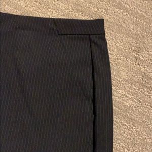 Gap pinstripe black pencil skirt